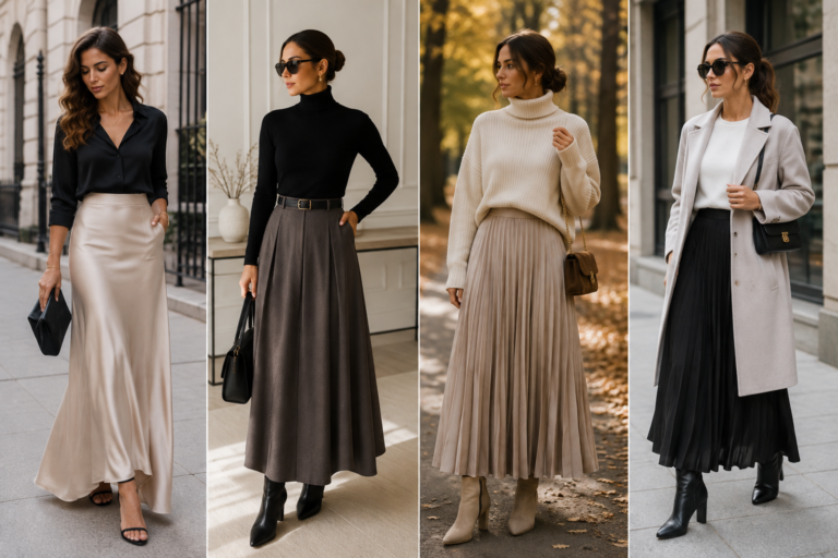 Eleganckie spódnice damskie długie – jak nosić je w nowoczesnych stylizacjach przez cały rok?